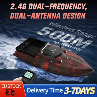 Bateau d'appâtage GPS avec sonar, coque ABS