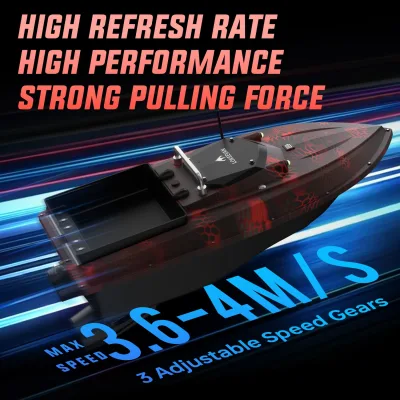 Bateau d'appâtage GPS avec sonar, coque ABS – image 3