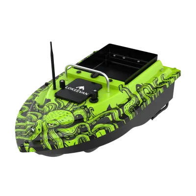 Bateau d'appâtage GPS sans fil, double moteur – image 3