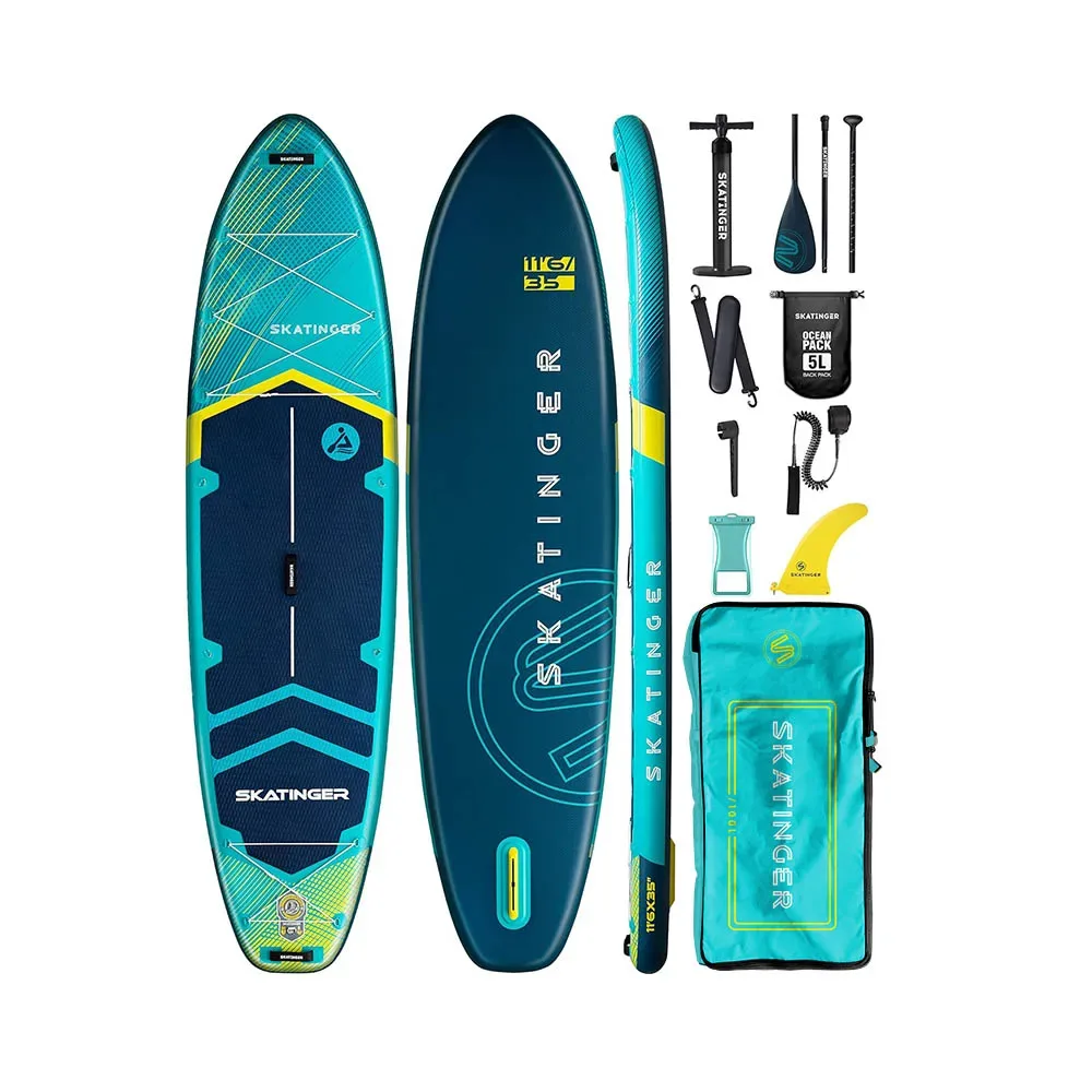 Planche de SUP gonflable bleue 350 cm