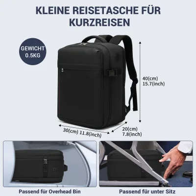 Sac à dos de voyage en polyester, 24 L – image 2