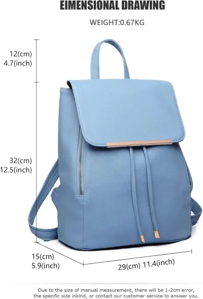Sac à dos en simili cuir pour femme – image 2