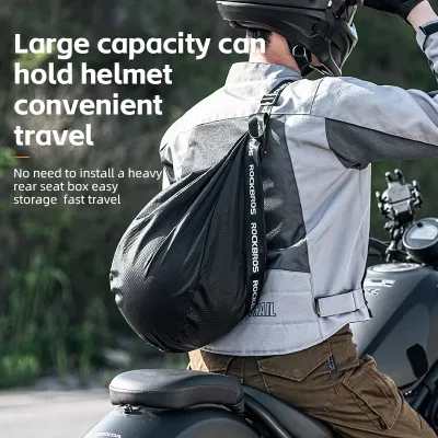 Sac à dos moto réfléchissant grande capacité – image 2
