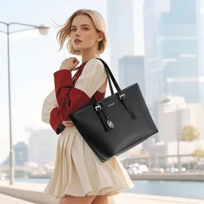 Sac fourre-tout femme en simili cuir – image 2