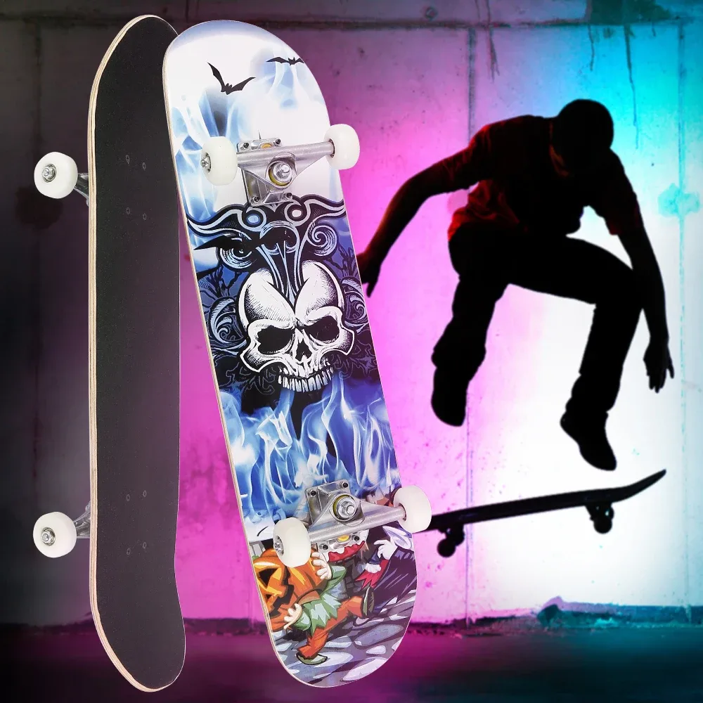 Skateboard complet double bascule
